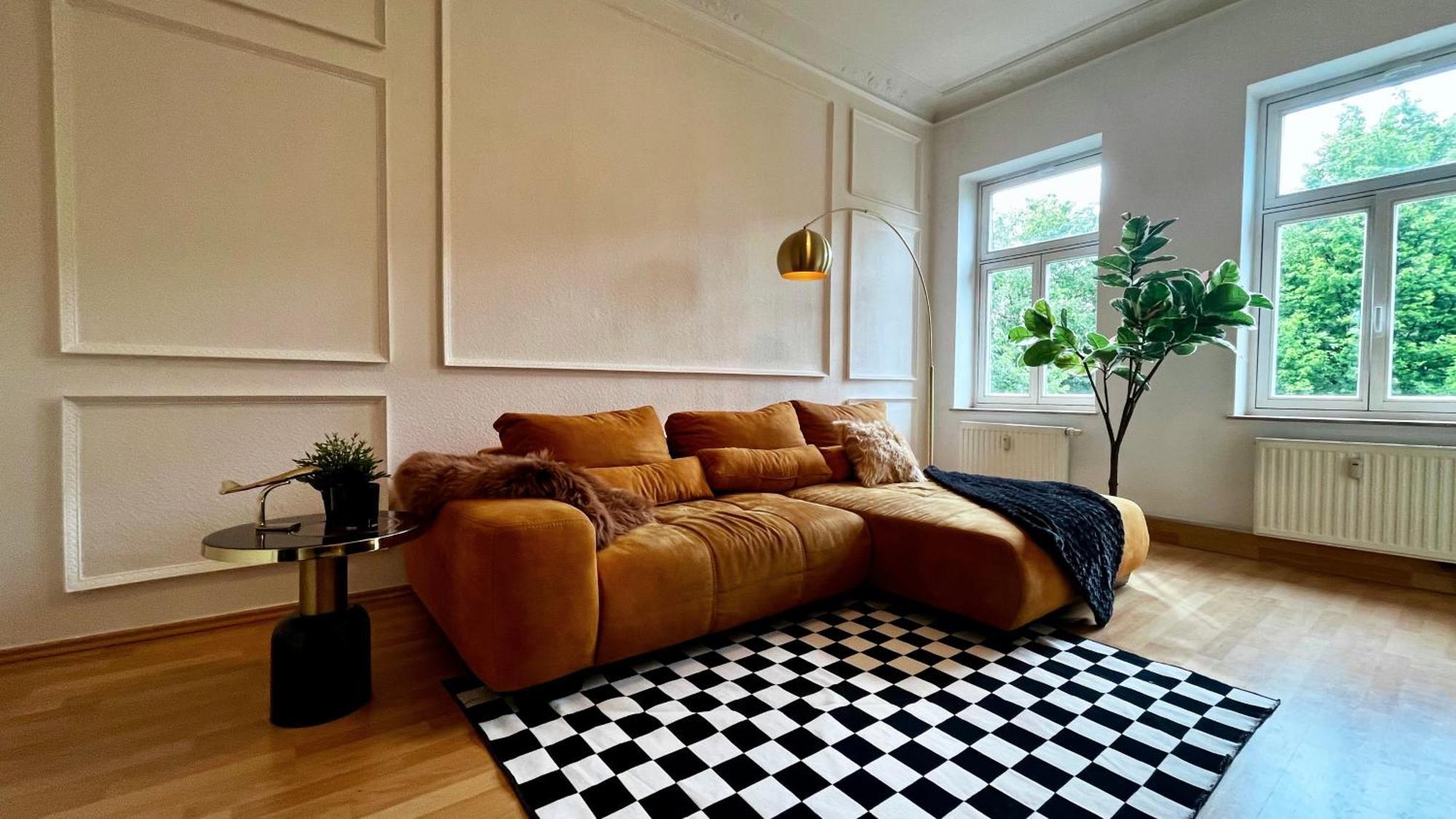 Charmanter Altbau In Schleussig Mit Balkon Lipsia Esterno foto